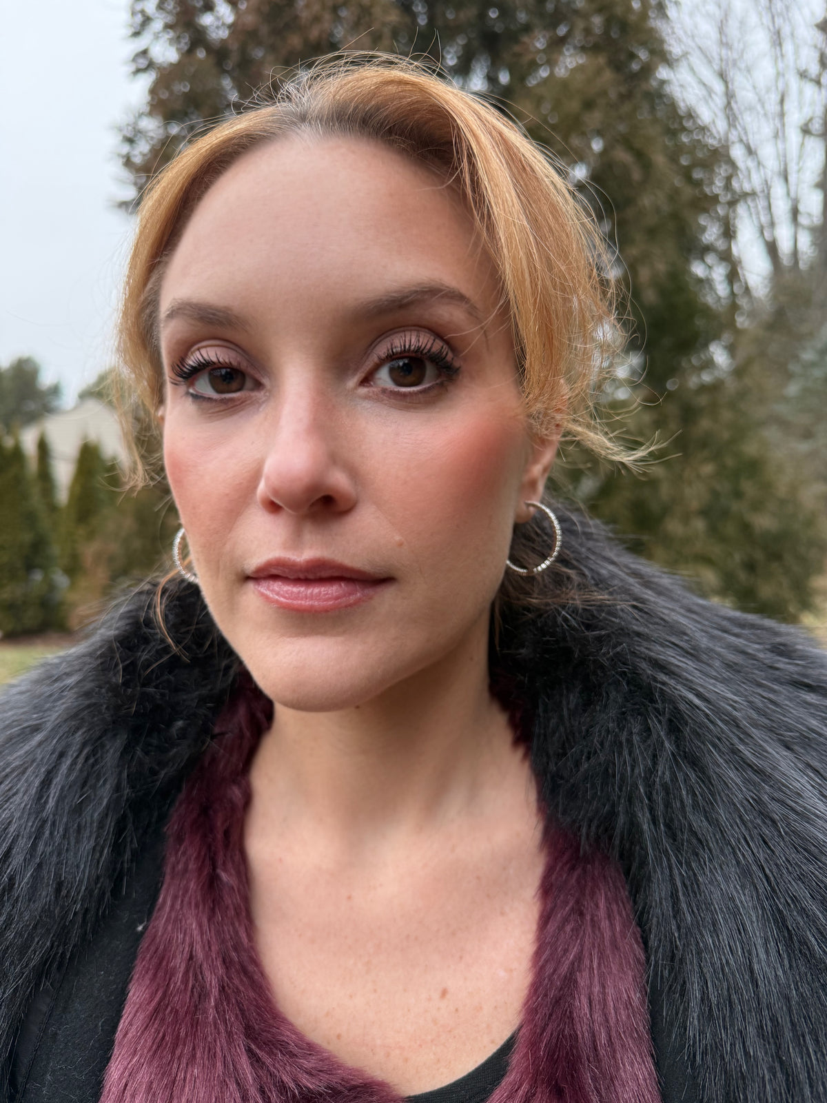 Inside Out Diamond Hoops