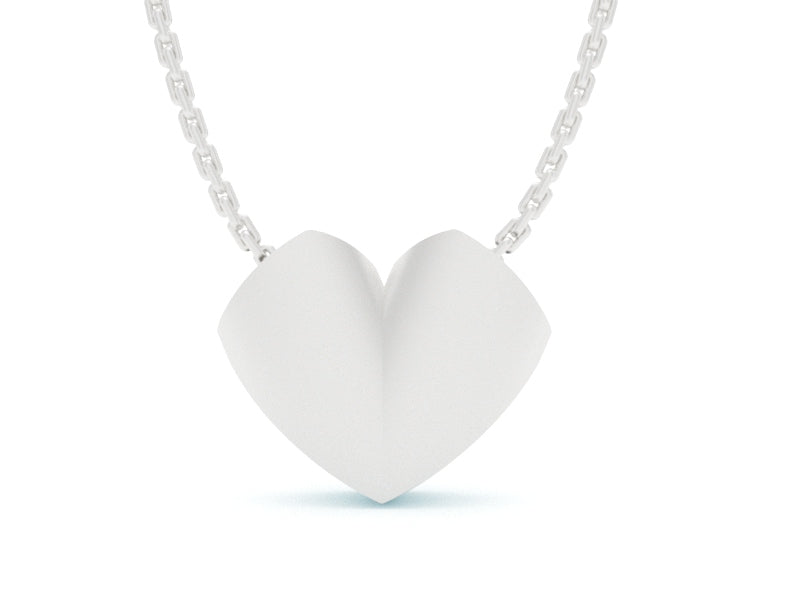 Puff Heart Necklace