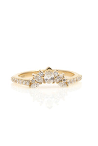 The Novae Ring Diamond Shank