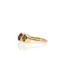 Tourmaline Toi Et Moi Ring