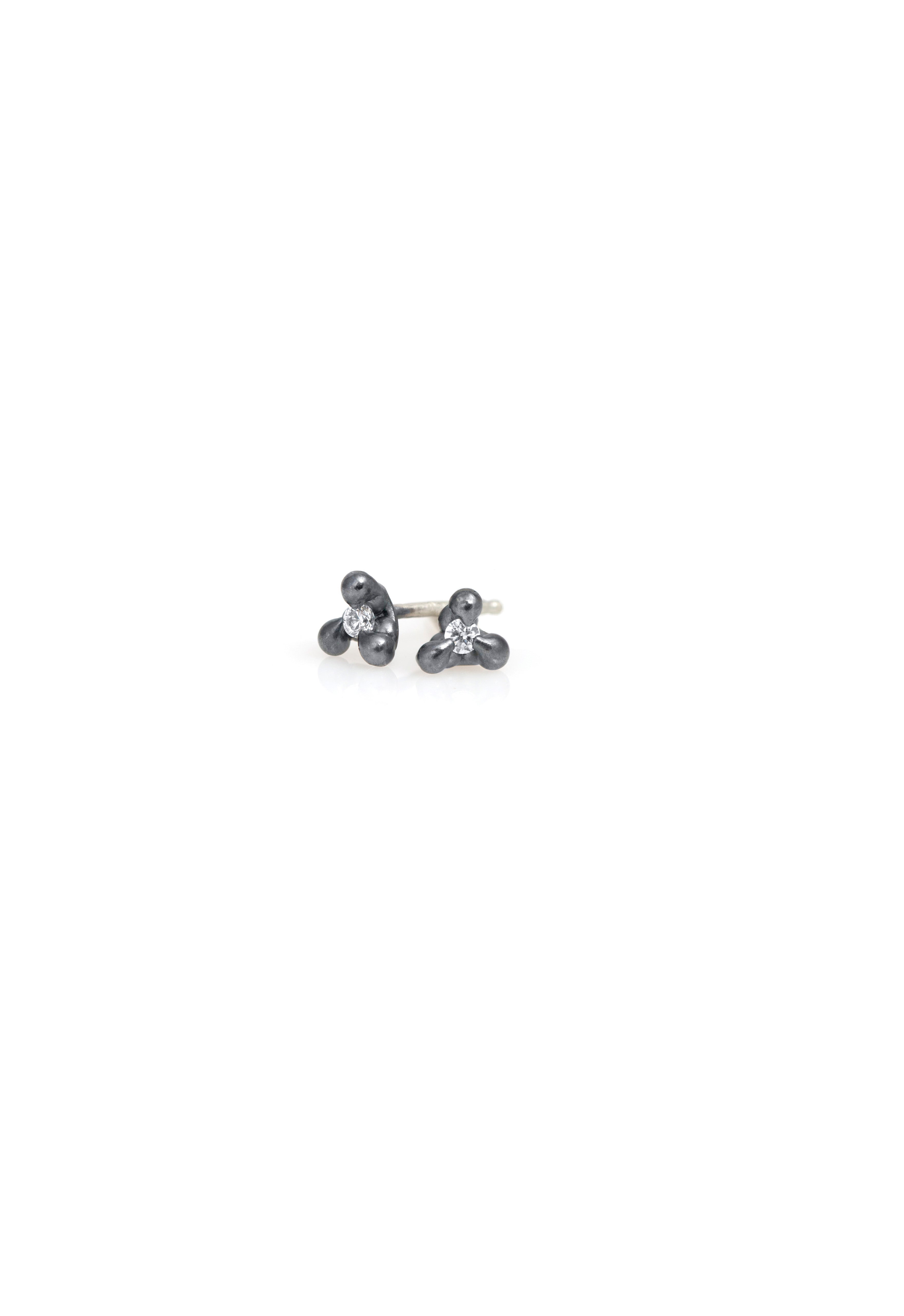 3 Prong CZ Studs