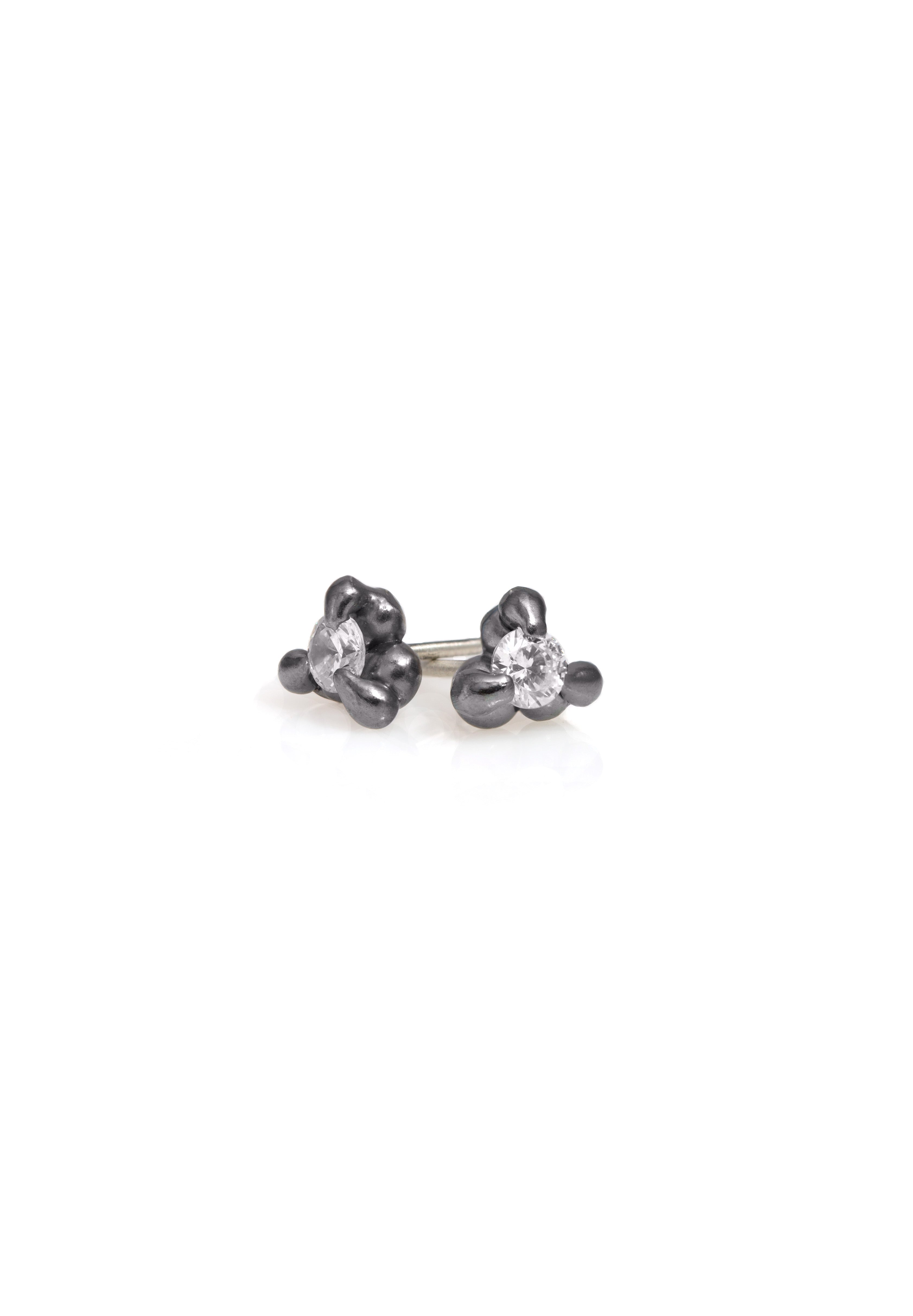 3 Prong CZ Studs