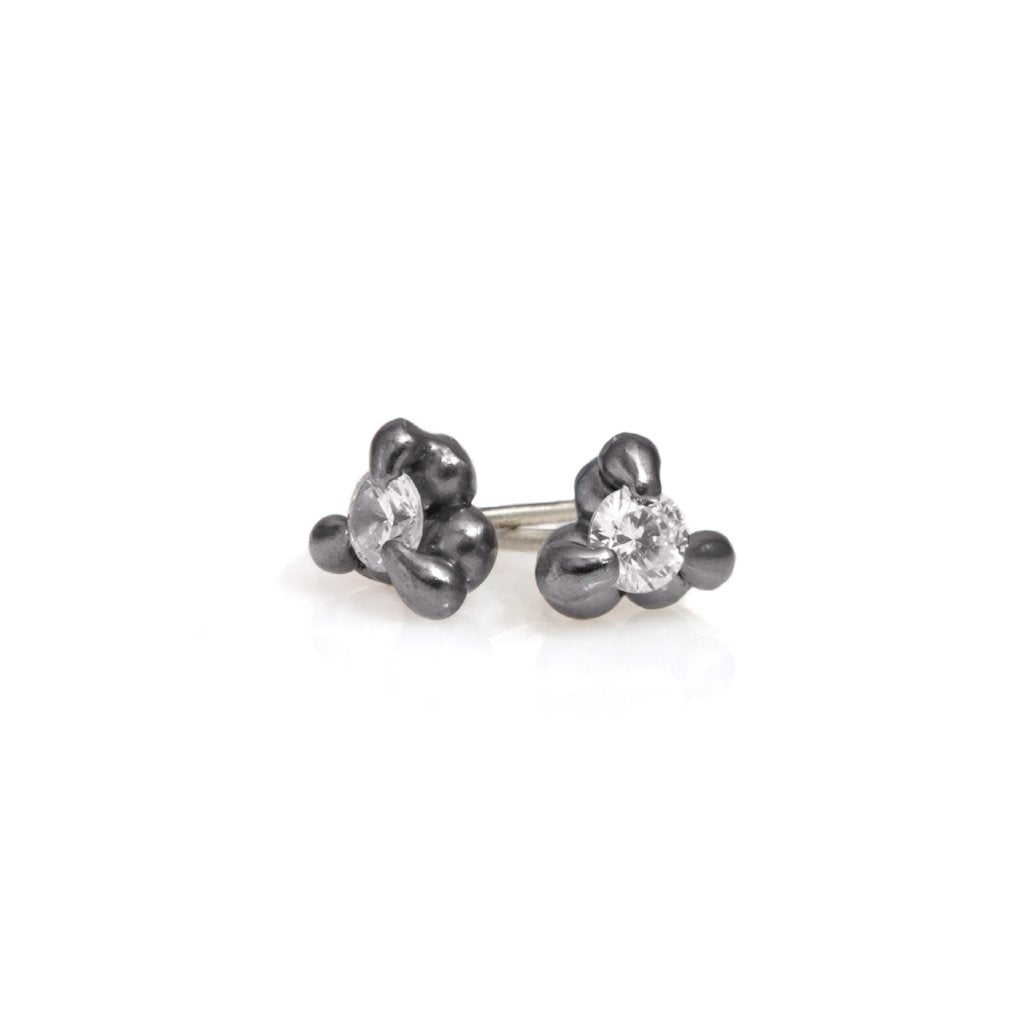 3 Prong CZ Studs