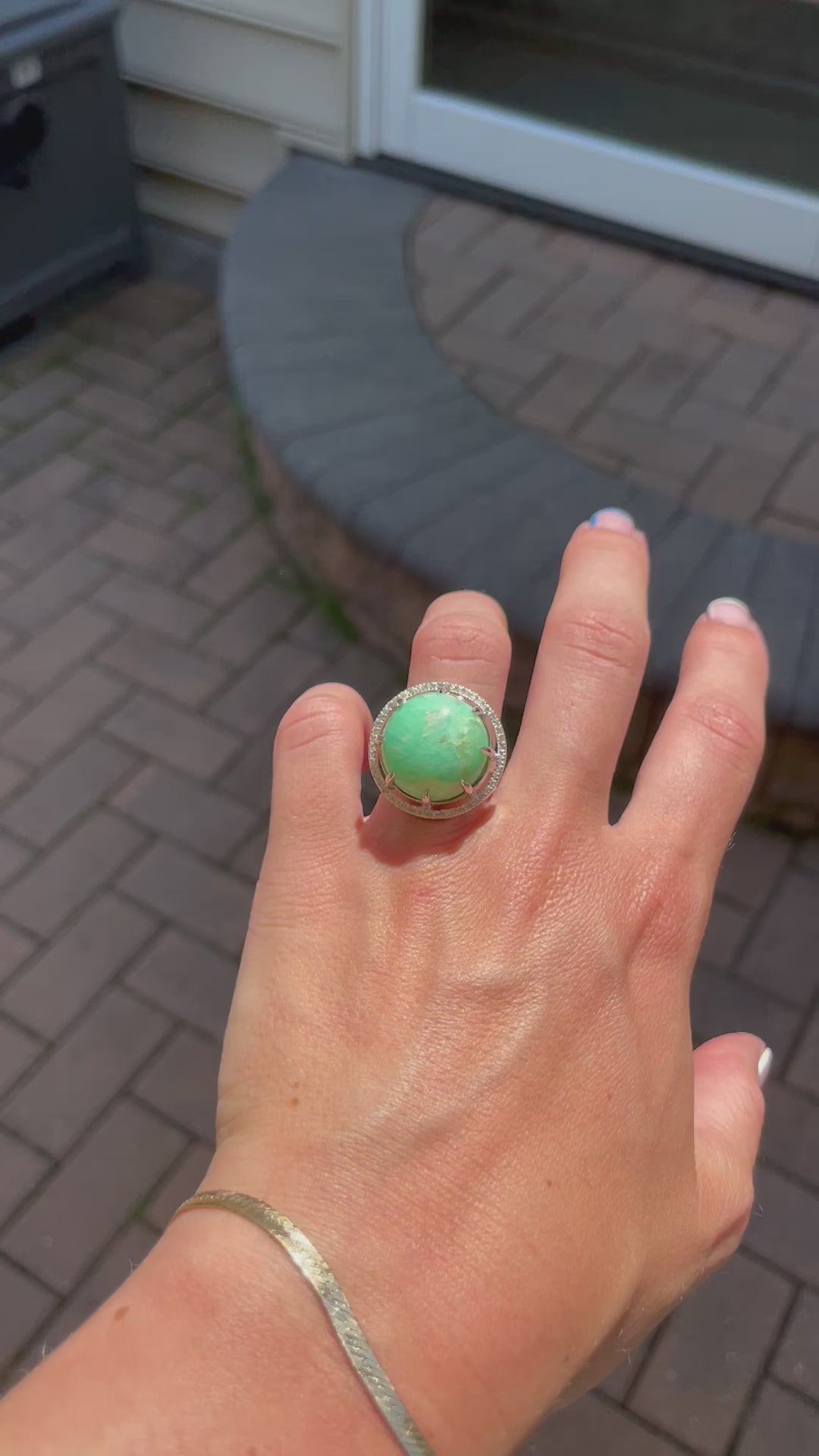Chrysoprase Ring