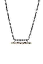 Load image into Gallery viewer, Intersecting Lines Bar Necklace
